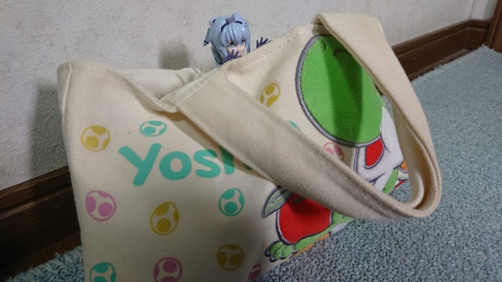 手元にあったトートバッグにin