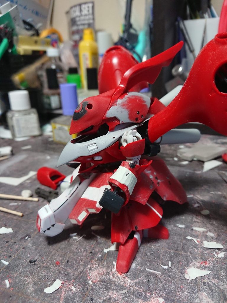 腕の延長がかなり力技