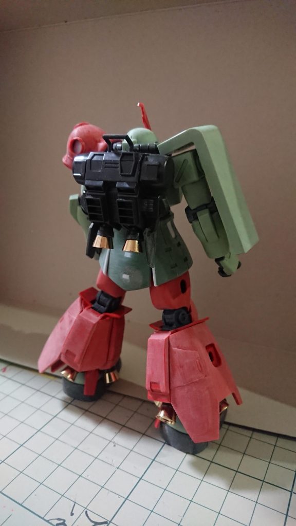 ランドセルのバーニアも100均スタッズ。
バランス良さげです