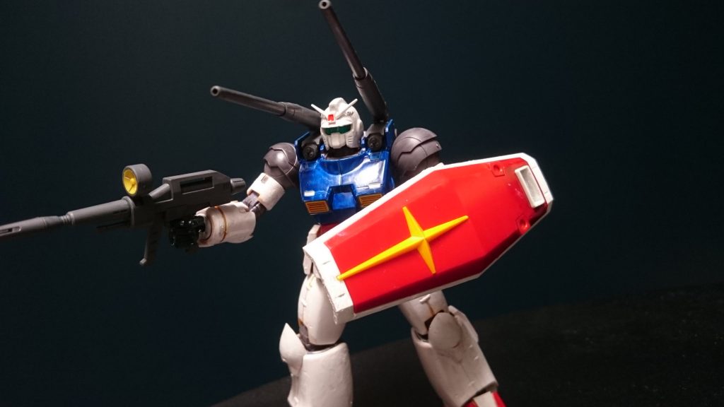 ライフルとシールドはガンダムから拝借