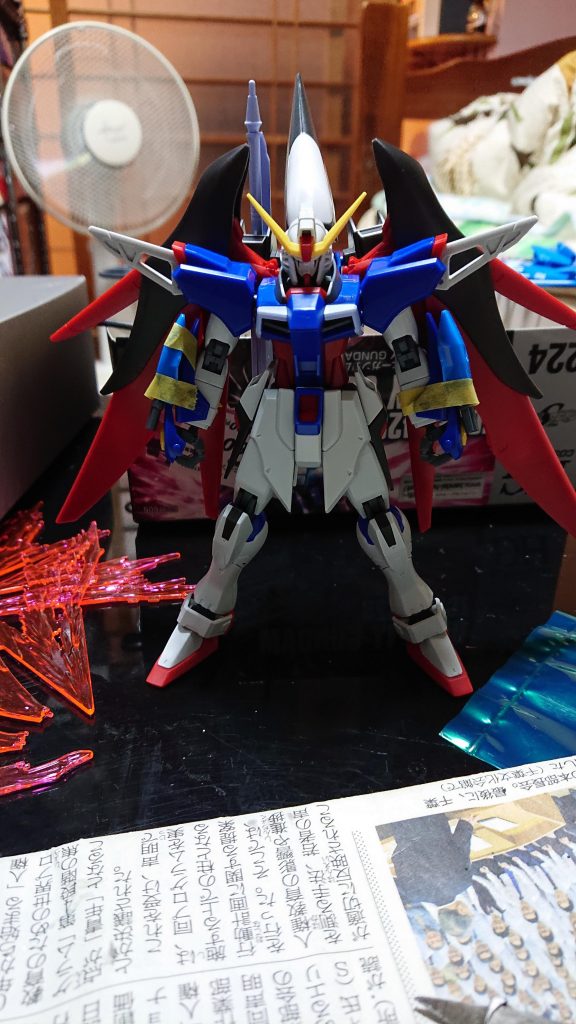 ラフ形状です。グフの要素がちょっとしかはいってないです