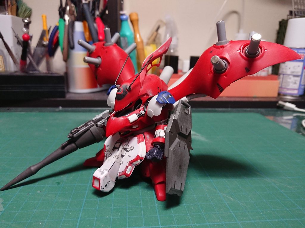 塗装直前。この後、シールド交換しました。