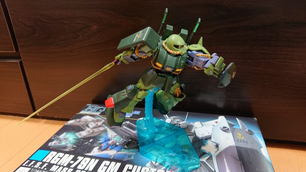 ↑ビーム・サーベル
ガルバルディβのものを使ってます。