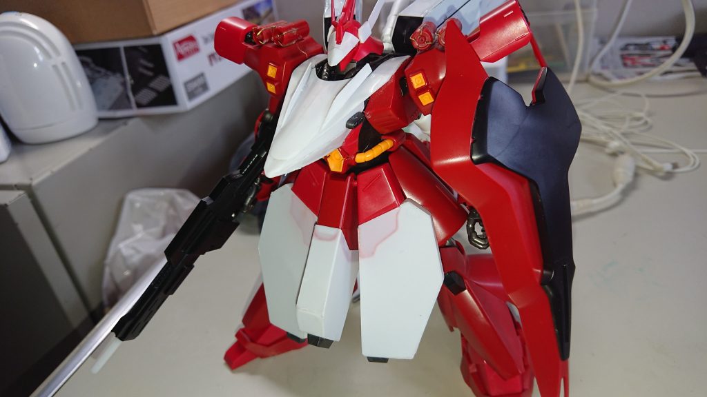 プラ板工作が終わった状態です。