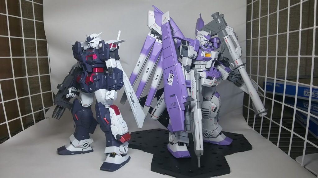 最後に前に作成したストームブリンガーと2ショットで。