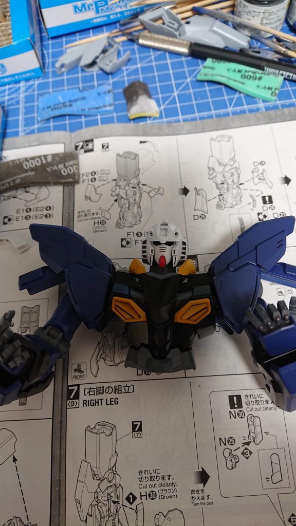 ガンダムフェイス制作