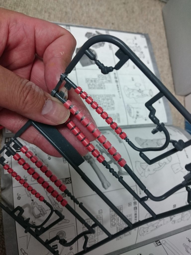 ケーブル武器はパーツ研磨