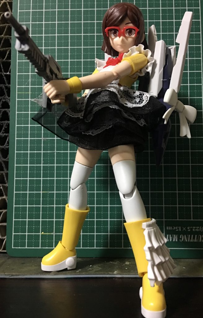 仮組。被り物、かぼちゃぱんつ、熊の手が好みではなかったので、排除した結果がコレだよ。