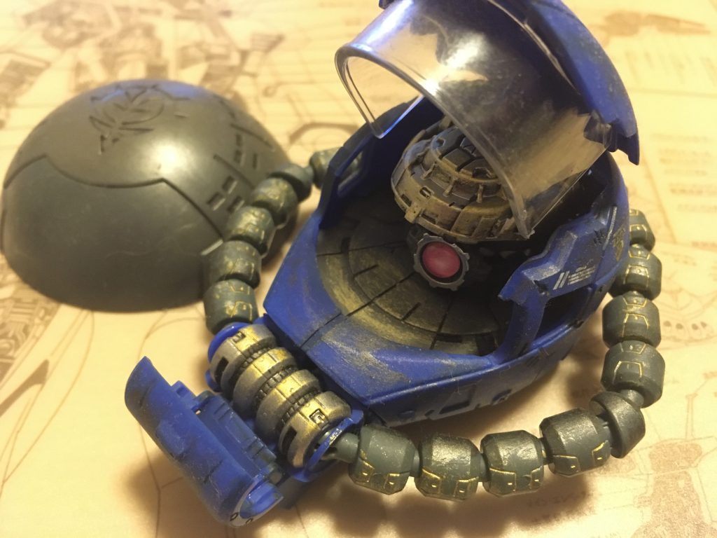 ザクヘッド   アナベル・ガトー機–2枚目/制作者：@NTbozz