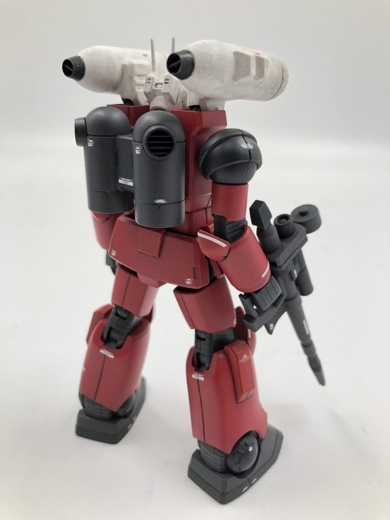 スプミサ装備うしろ。