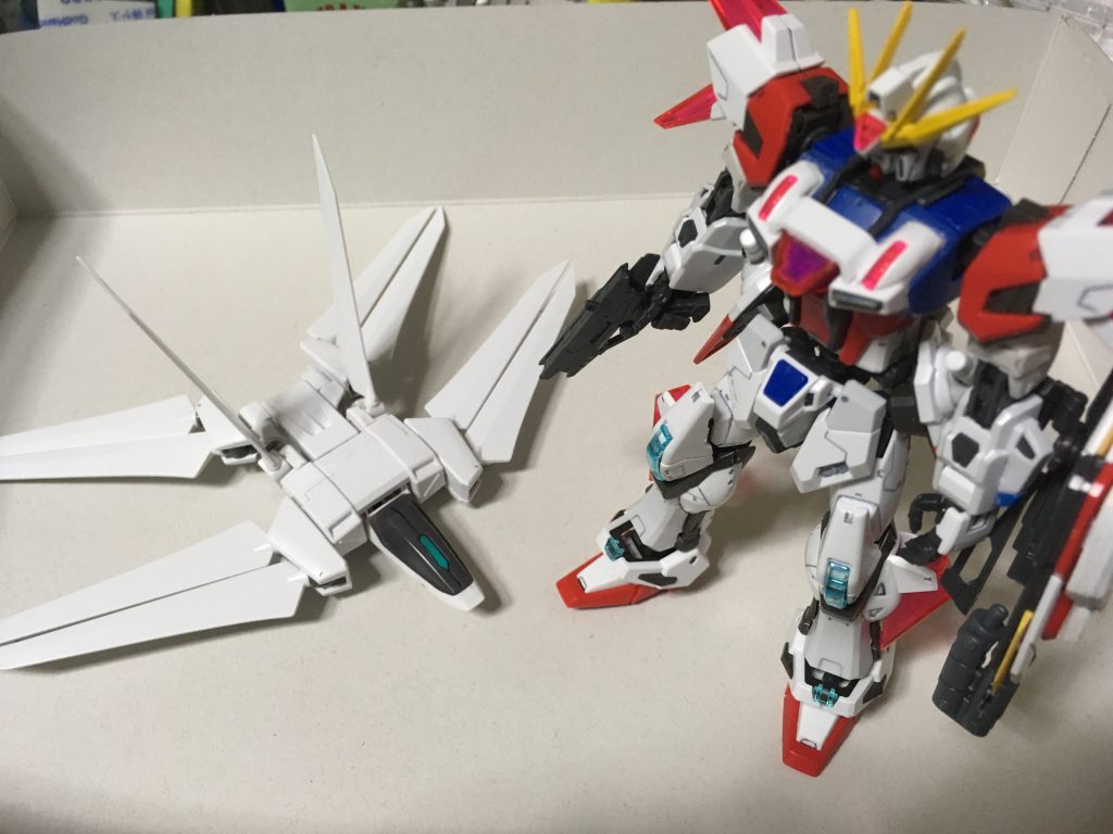 最後に、ギャラクシーブースターを分離させて1枚