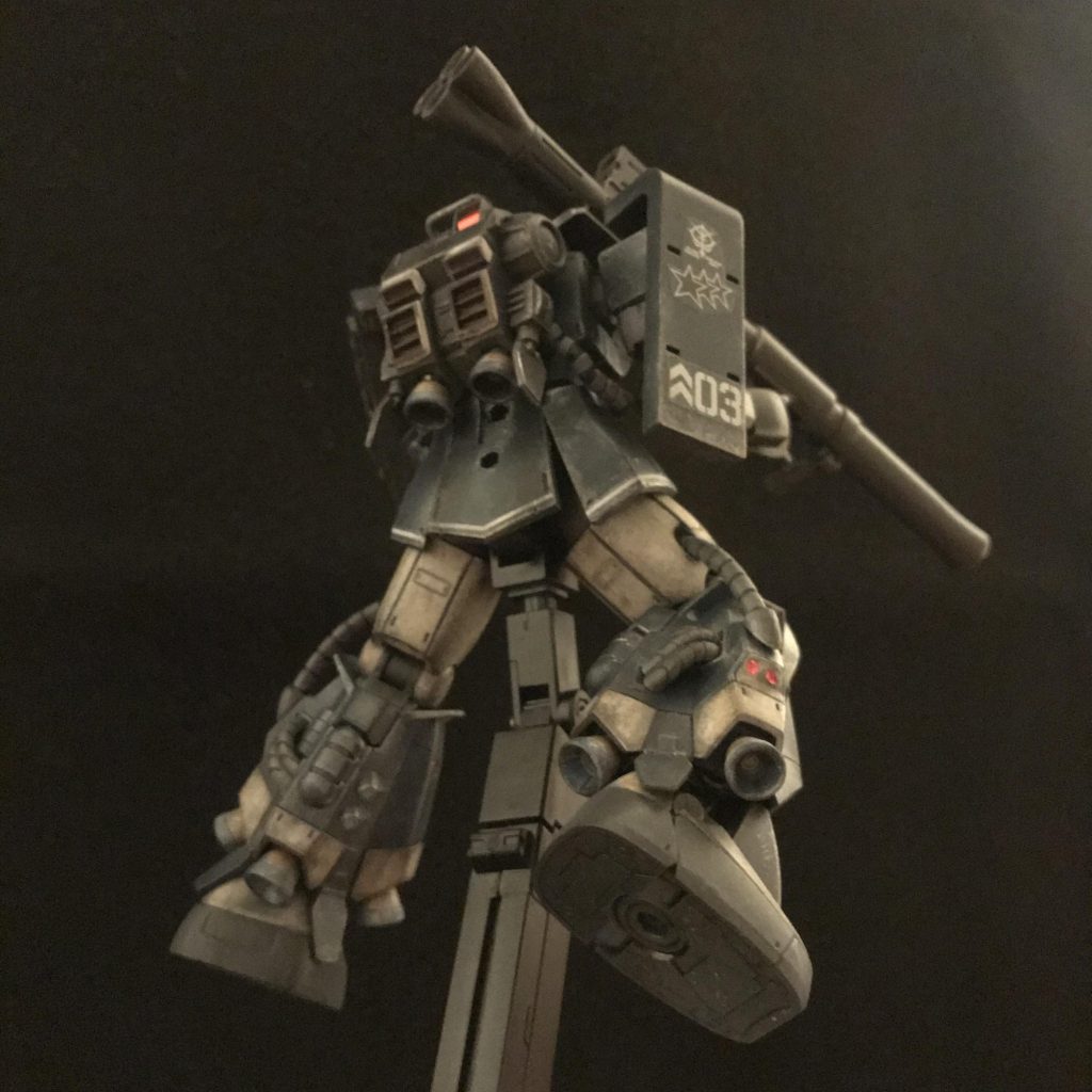 たまにはアクションベース使って後ろから。