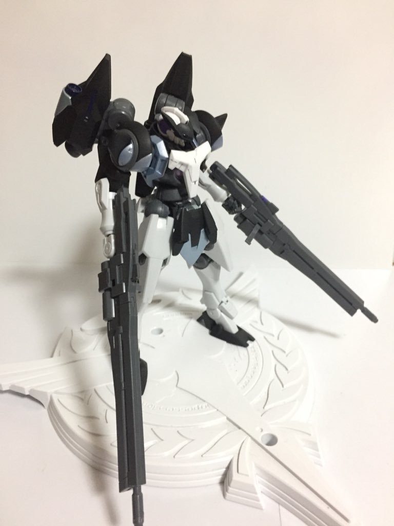 #初期型塗装後#
初期型の完成です。
TAMIYACOLORセミグロスブラック ジャーマングレイ パールライトブルーで塗装しました。