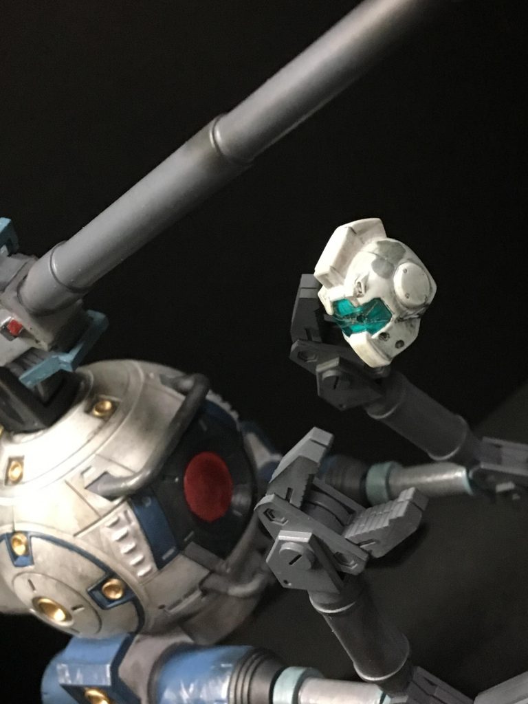 ジムの頭はジム サンダーボルト版のジャンクから使いました笑