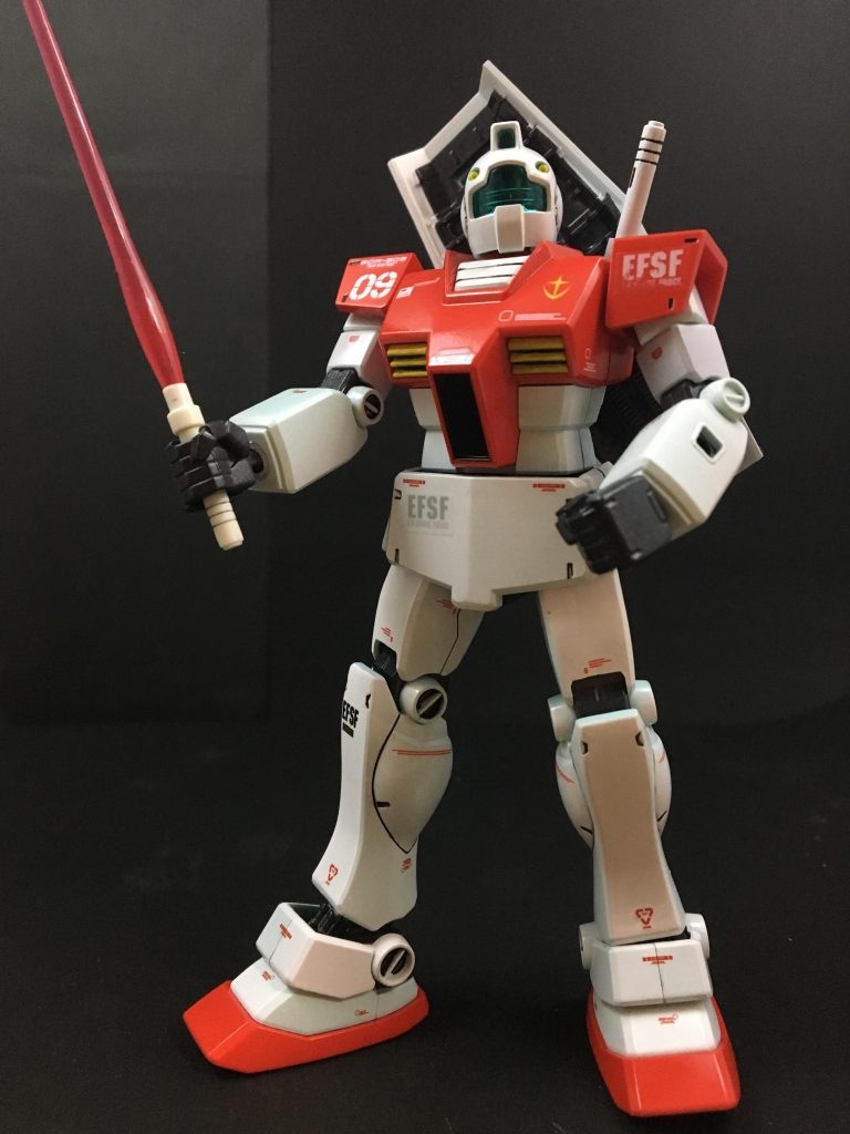 ビームサーベルはガンダムから拝借しました