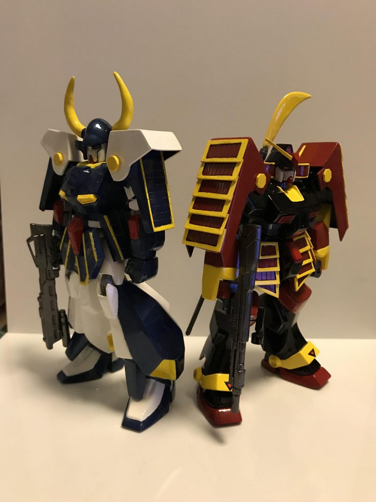 武者頑駄無のツーショット。