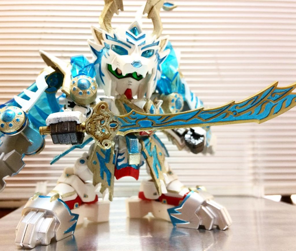 真虎錠刀も青金で塗り分け