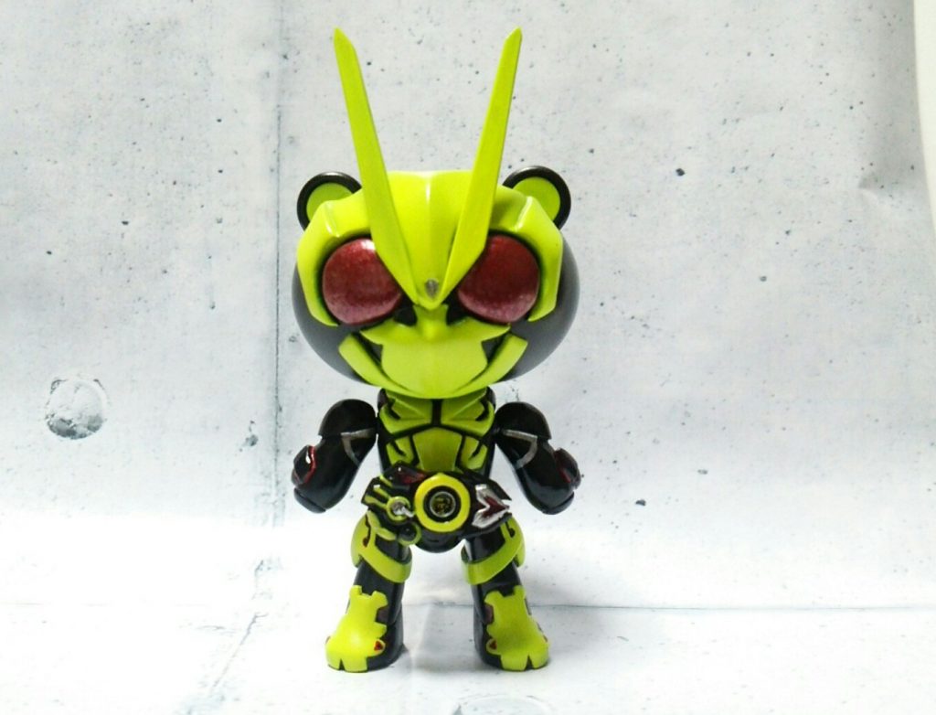 正面から。蛍光イエローのカラーが眩しい💦