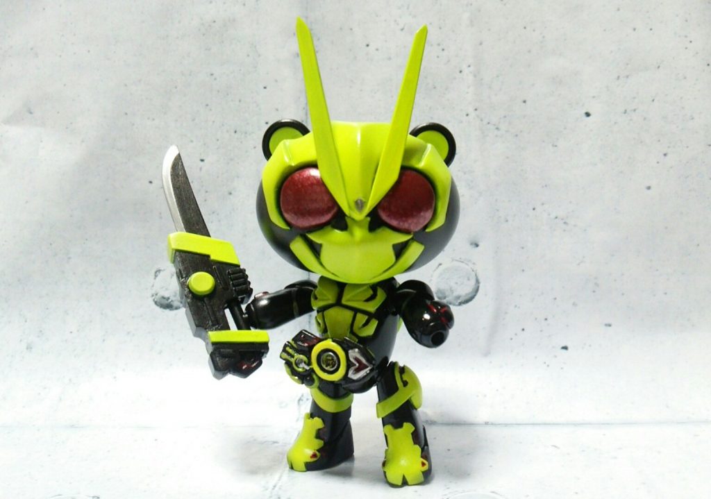 ゼロワンブレード(仮)まだ正式名称もわからないので勝手に命名💦
ガンプラのジャンクの剣にプラ板で製作しました。