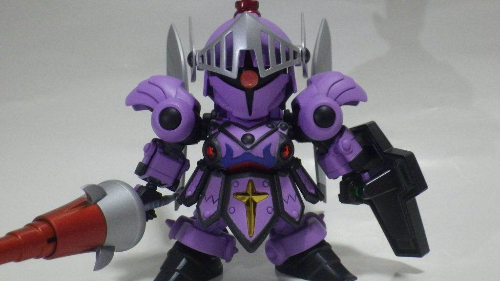 前。ギャン・クリーガーなので剣でなく槍です。