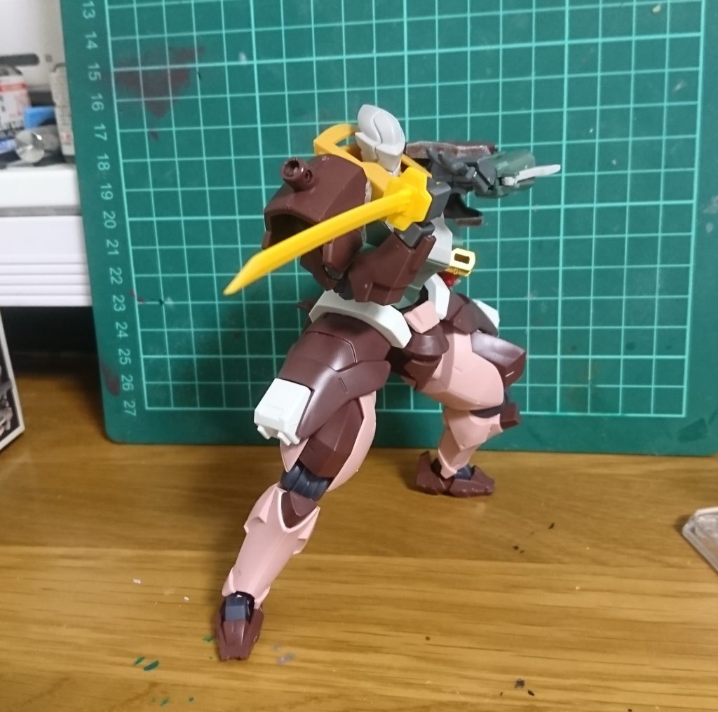 ▲ミキシング直後。ここから肩の形状を変えています。