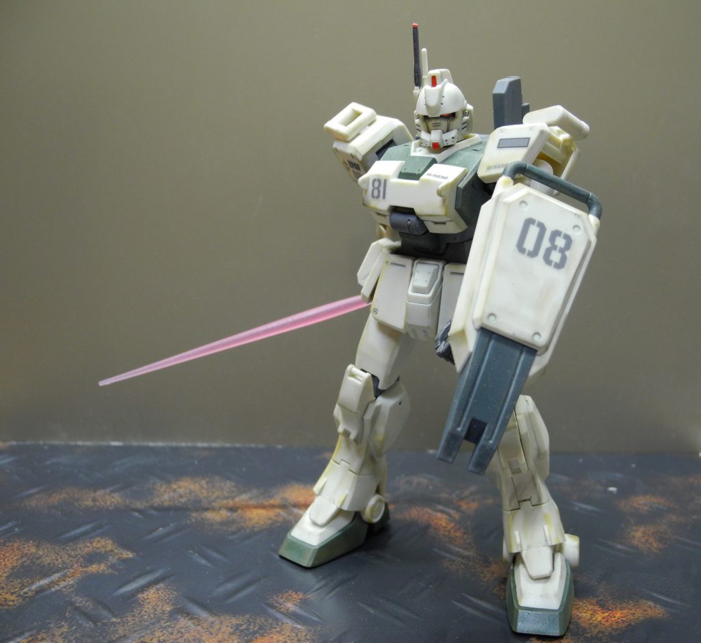 ビームサーベルにつや消し吹いたら、少し感じがでました！