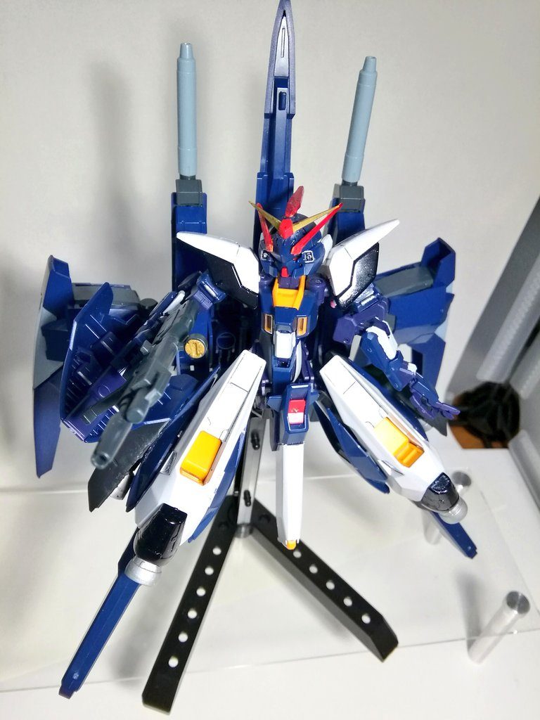 改造中のウーンドウォートにライトニングバックウェポンシステムMK-Ⅱをそのまま取り付けた状態。
これはこれで格好良いと思っています。