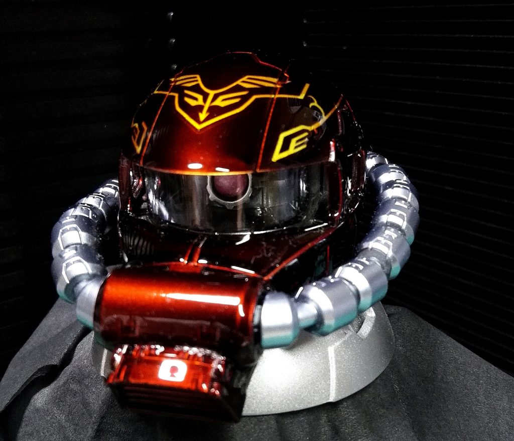 ザクヘッドをウレタンクリアでペカペカにしてみたった–3枚目/制作者：アミっち！