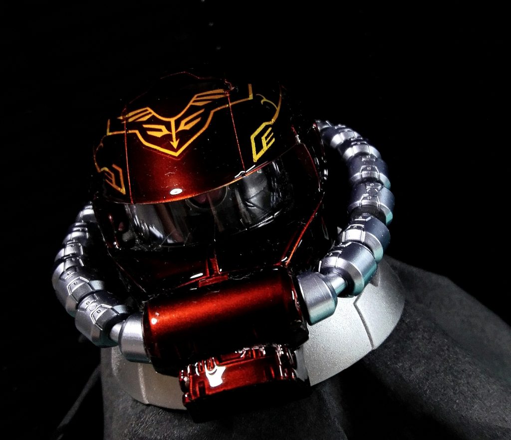 ザクヘッドをウレタンクリアでペカペカにしてみたった–4枚目/制作者：アミっち！