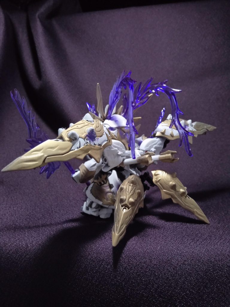 ナイチン背面。ちっちゃい方の色分けは諦めました。