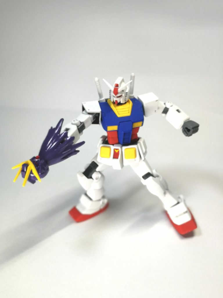 ビルドバーニングガンダムの拳エフェクトなので、こんなことできます。

「必殺スライムパンチ！」