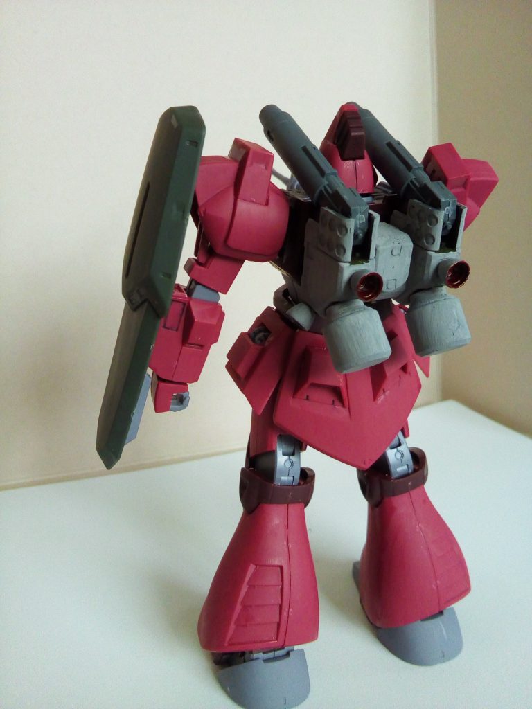 ジム・キャノンⅡのバックパックを装着です。