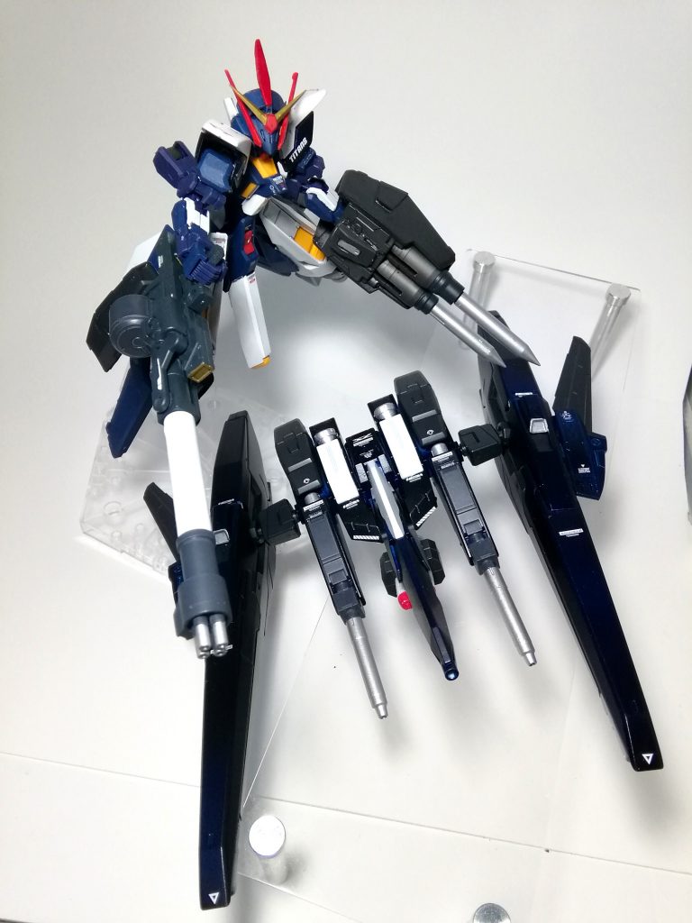 バックパックのブースターと分離形態