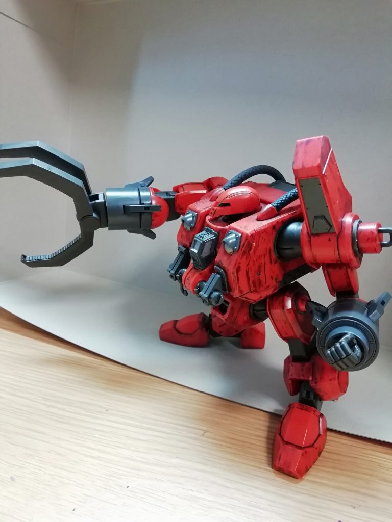 モビルワーカー　マッシュ機　ウェザリング–3枚目/制作者：GB グッドベリー