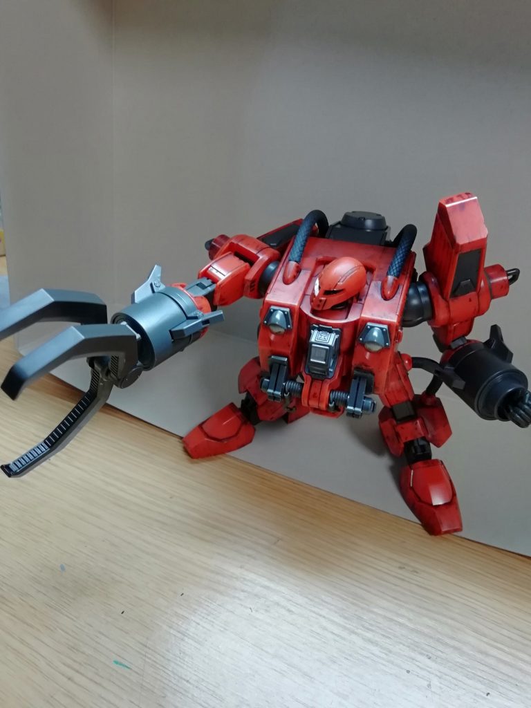 モビルワーカー　マッシュ機　ウェザリング–4枚目/制作者：GB グッドベリー