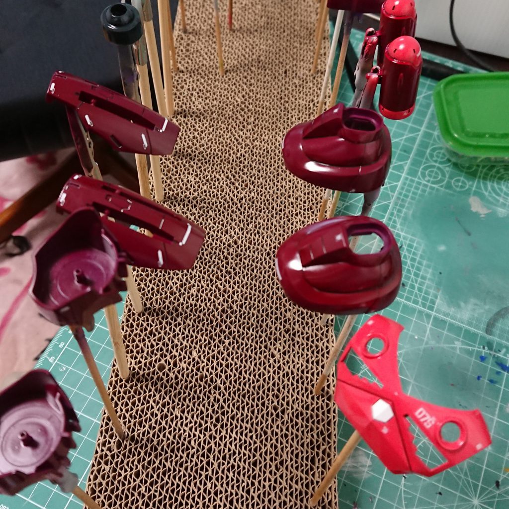 デカール貼り時