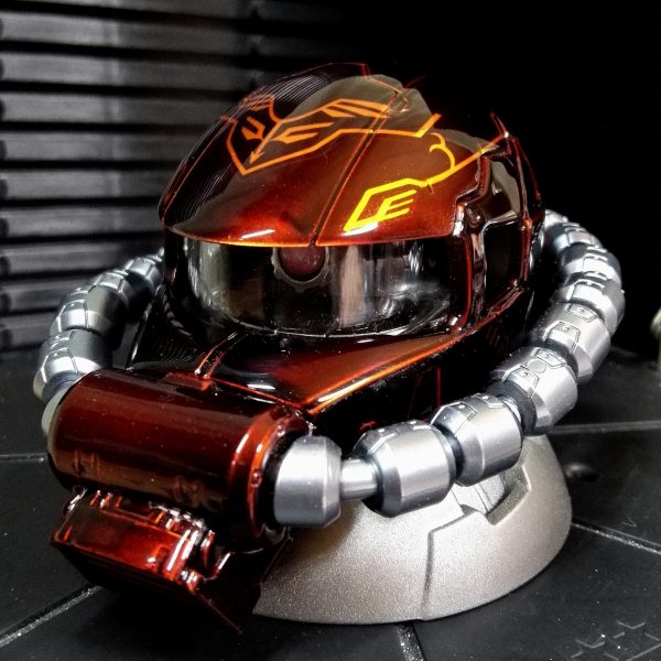 ザクヘッドをウレタンクリアでペカペカにしてみたった