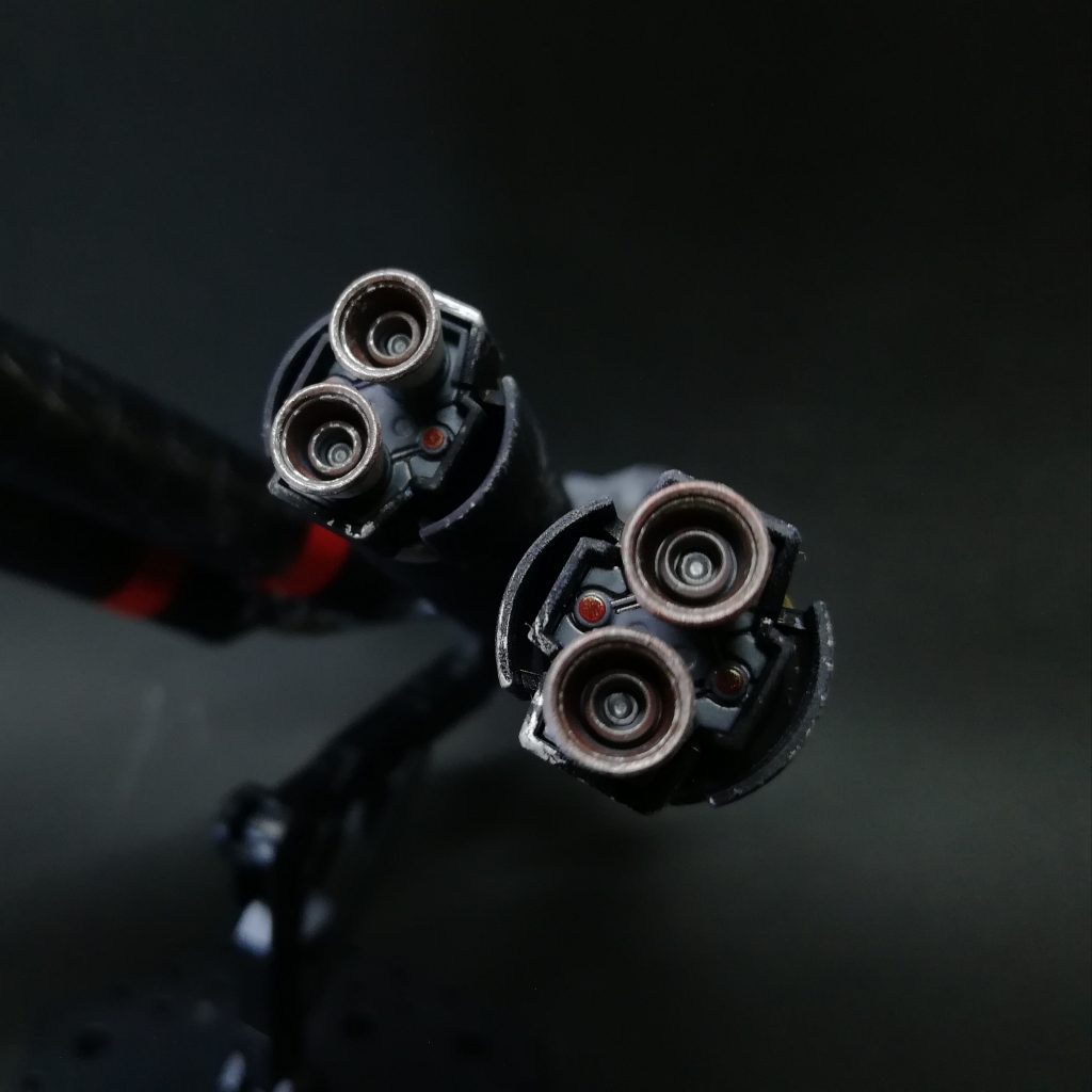 各バーニアをしっかり焦がしてます