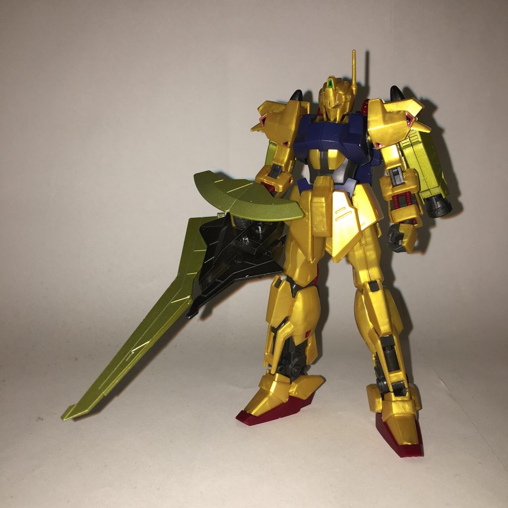 アクアジェットを装着した形態、正面。水中での自由な機動が可能となる。