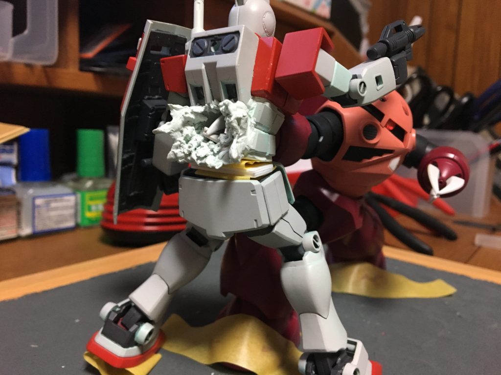 ジャブローに散るのジオラマ–5枚目/制作者:ogagaga