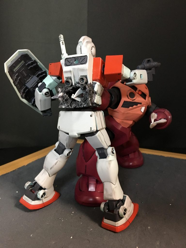 ジャブローに散るのジオラマ–2枚目/制作者:ogagaga