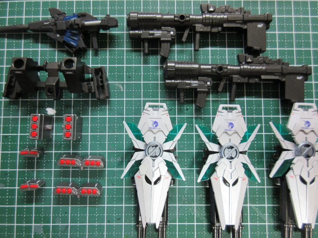 武器類の製作は大変すぎました。