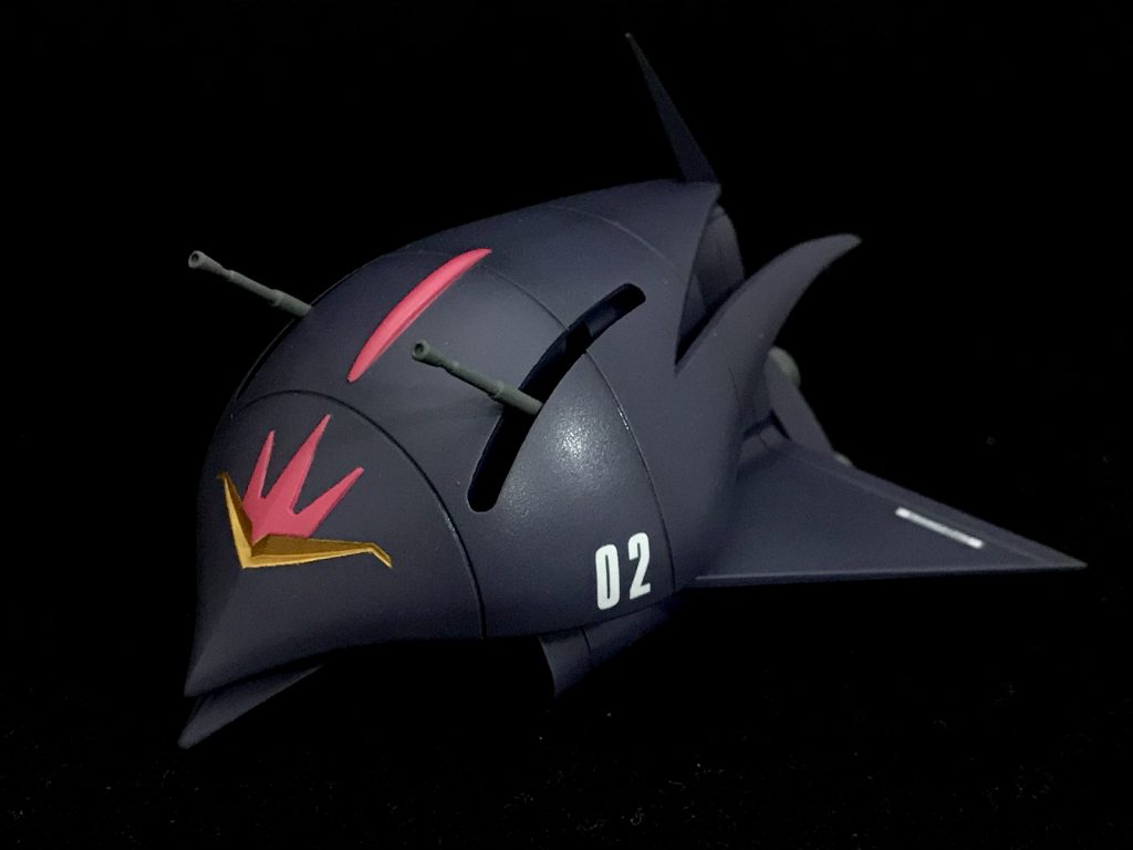 非常にプロポーションのいいキットなので、ビーム先端を開口しただけで無改造です。