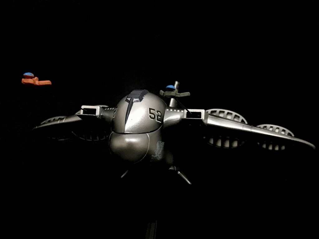 ガウ攻撃空母　シルバー塗装–4枚目/制作者：Drossel