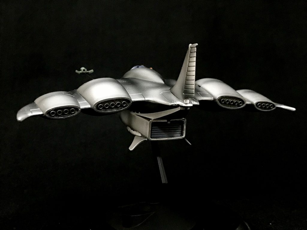 ガウ攻撃空母　シルバー塗装–5枚目/制作者：Drossel
