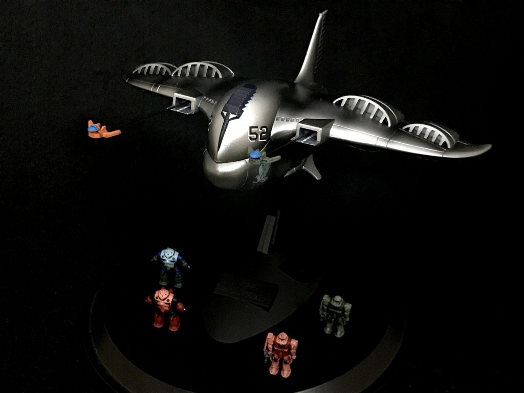 ガウ攻撃空母　シルバー塗装–2枚目/制作者：Drossel