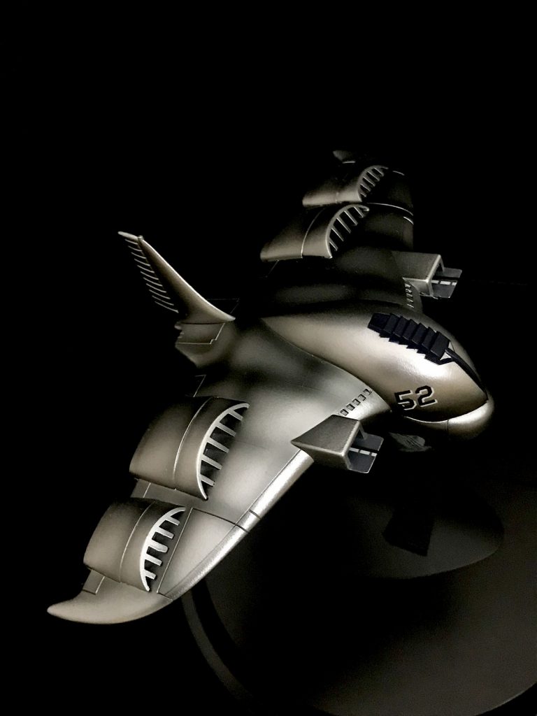 ドップの発射口はセンターラインを引いて滑走路っぽく