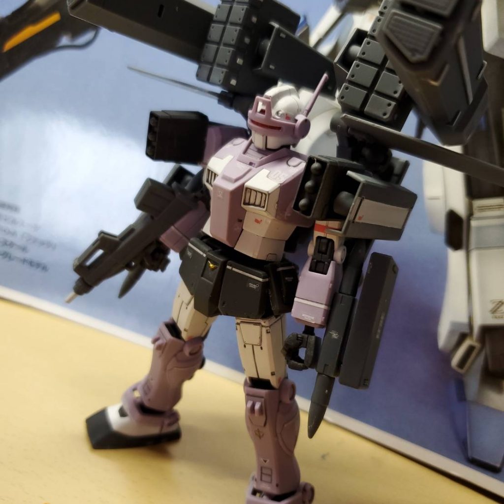 ジムインターセプトカスタム(陸戦支援装備)–2枚目/制作者：キャクブガー