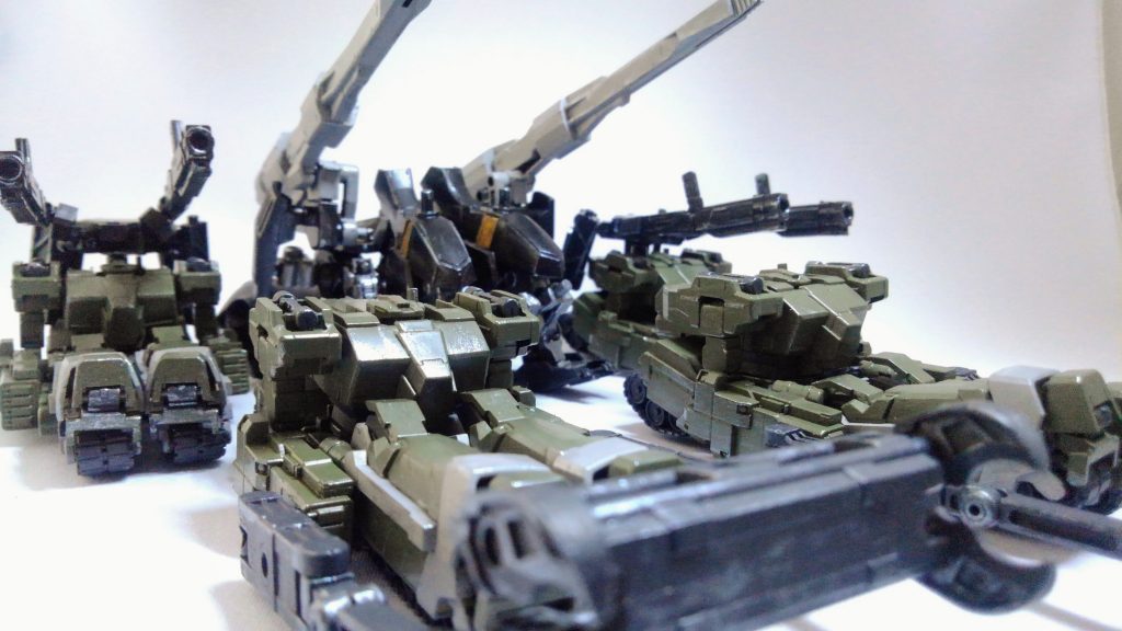 陣形を組んで、いざ五体合体!