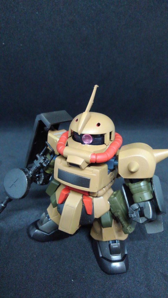 アンテナも適当なパーツがなかったのでビルダーズパーツとパテでそれっぽくしてみました。